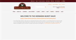 Desktop Screenshot of hermannwursthaus.com